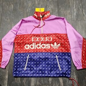 Gucci X Adidas Logo Jacket